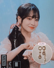 Load image into Gallery viewer, Meteor Shower Earrings - Champagne Pink ver. (Billlie Haruna, Lovelyz Jiae Earrings)