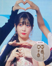 Load image into Gallery viewer, Meteor Shower Earrings - Champagne Pink ver. (Billlie Haruna, Lovelyz Jiae Earrings)
