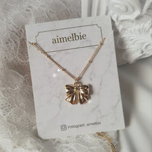 Load image into Gallery viewer, Lovely Ribbon Layered Necklace - Gold (Choi Yoojung, Kwon Jinah Necklace)
