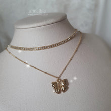 Load image into Gallery viewer, Lovely Ribbon Layered Necklace - Gold (Choi Yoojung, Kwon Jinah Necklace)