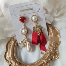 Load image into Gallery viewer, The Royal Red Queen Bee Earrings (KARA Gyuri Earrings)