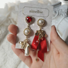 Load image into Gallery viewer, The Royal Red Queen Bee Earrings (KARA Gyuri Earrings)