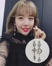 Load image into Gallery viewer, Luna Lullaby Earrings - Silver (Oh My Girl YooA, Dreamcatcher Jiu Earrings)