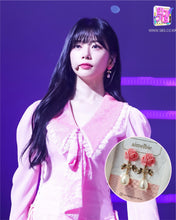 Load image into Gallery viewer, Pink Rose Earrings (Dreamcatcher Jiyu Earrings)