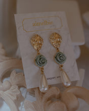Load image into Gallery viewer, Aphrodite Series - The Rose Garden Earrings (Mint ver.)