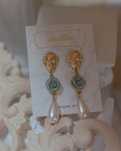 Load image into Gallery viewer, Aphrodite Series - The Rose Garden Earrings (Mint ver.)