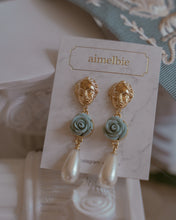 Load image into Gallery viewer, Aphrodite Series - The Rose Garden Earrings (Mint ver.)