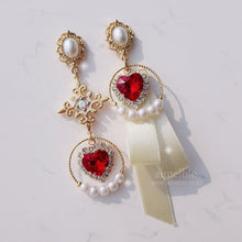 Load image into Gallery viewer, Ruby Love Wizard Earrings (Weeekly Jaehee, Soeun Earrings)
