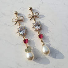 Load image into Gallery viewer, Heart Princess Earrings (Weeekly Jihan Earrings)