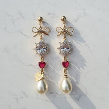 Load image into Gallery viewer, Heart Princess Earrings (Weeekly Jihan Earrings)