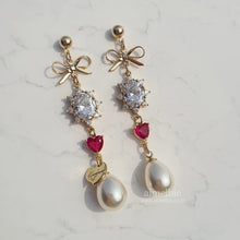 Load image into Gallery viewer, Heart Princess Earrings (Weeekly Jihan Earrings)