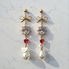 Load image into Gallery viewer, Heart Princess Earrings (Weeekly Jihan Earrings)