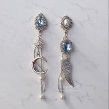 Load image into Gallery viewer, Teardrops of the Moon Angel Earrings