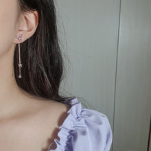 Load image into Gallery viewer, Pastel Jewel Flower Earrings