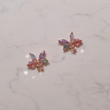 Load image into Gallery viewer, Pastel Jewel Flower Earrings