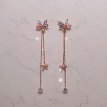 Load image into Gallery viewer, Pastel Jewel Flower Earrings