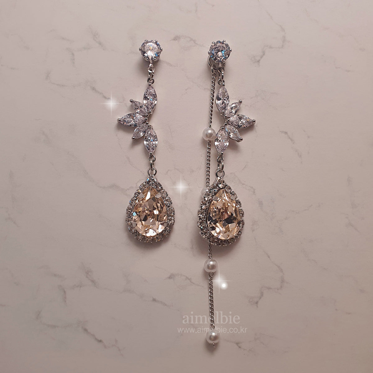 [jewelcounty] IU着用 Crystal Bouquet Earrings 全2色 Bouquet All Day Drop Earrings | Lilly Pulitzer