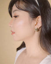 Load image into Gallery viewer, Melbie The Cat Series - Cat Face Earrings (Gold)