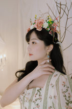 Load image into Gallery viewer, Aphrodite Series - The Rose Garden Earrings (Mint ver.)