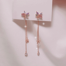 Load image into Gallery viewer, Pastel Jewel Flower Earrings