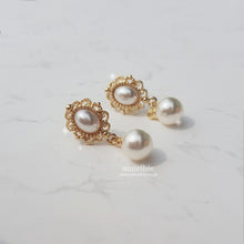 Load image into Gallery viewer, Daily Antique Earrings - Gold ver. (IVE Yujin Earrings)