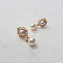 Load image into Gallery viewer, Daily Antique Earrings - Gold ver. (IVE Yujin Earrings)
