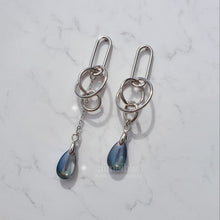 Load image into Gallery viewer, Navy City Earrings