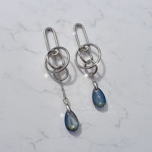 Load image into Gallery viewer, Navy City Earrings