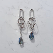 Load image into Gallery viewer, Navy City Earrings