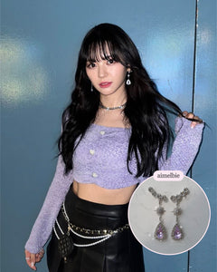 Stellar Elf Earrings - Violet (Kep1er Mashiro Earrings)