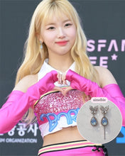 Load image into Gallery viewer, Soft Blue Butterfly Earrings (Girl&#39;s Generation Sunny Earrings)