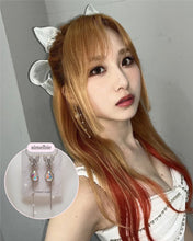 Load image into Gallery viewer, [Redvelvet Wendy Earrings] Rainbow Crystal Butterfly Earrings
