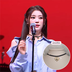 Baby Angel Heart Choker - Gold ver (Kep1er Xiaoting, Dreamcatcher Dami Necklace)