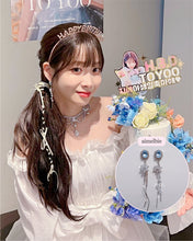 Load image into Gallery viewer, Diamond Petals - Light Sapphire ver. (Lovelyz Jiae, April Chaekyung Earrings)