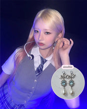 Load image into Gallery viewer, [IVE Wonyoung, Rei Earrings] Aqua Jewel Princess Earrings - Fancy