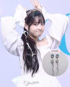 Diamond Petals - Light Sapphire ver. (Lovelyz Jiae, April Chaekyung Earrings)