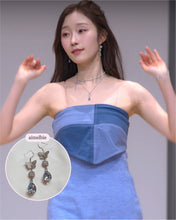 Load image into Gallery viewer, Dreamy Butterfly Earrings - Light Blue