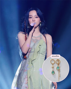 [Kim Sejeong Earrings] Meteor Shower Earrings - Mint