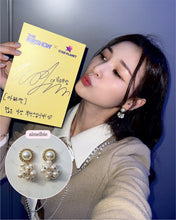 Load image into Gallery viewer, Pearl Bouquet Earrings - Antique ver. (Kep1er Chaehyun Earrings)