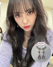 Load image into Gallery viewer, Stellar Elf Earrings - Violet (Kep1er Mashiro Earrings)