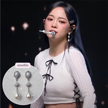 Load image into Gallery viewer, [Kim Sejeong, Oh My Girl Jiho Earrings] Minerva Earrings - Silver version