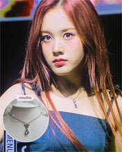 Load image into Gallery viewer, Dreamy Butterfly Semi-Choker Necklace - Light Blue (Oh My Girl Arin, Mamamoo Solar, STAYC Sieun, J Necklace)