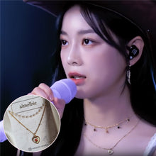 Load image into Gallery viewer, [Kim Sejeong, Billlie Tsuki, Oh My Girl Binnie Necklace] Vintage Rose Heart Layered Necklace