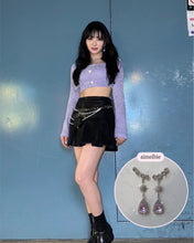 Load image into Gallery viewer, Stellar Elf Earrings - Violet (Kep1er Mashiro Earrings)