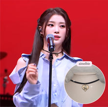 Load image into Gallery viewer, Baby Angel Heart Choker - Gold ver (Kep1er Xiaoting, Dreamcatcher Dami Necklace)
