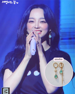 [Kim Sejeong Earrings] Meteor Shower Earrings - Mint