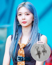 Load image into Gallery viewer, [Aespa Karina Earrings] Sparkle Sparkle Huggies Earrings