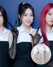 Load image into Gallery viewer, Art Nouveau Moon Earrings (Billlie Tsuki, Park Eunbin, Apink Eunji Earrings)