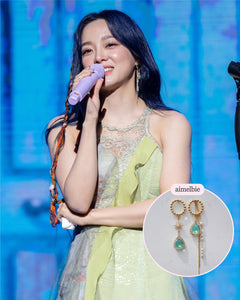 [Kim Sejeong Earrings] Meteor Shower Earrings - Mint