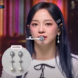 [Kim Sejeong, Oh My Girl Jiho Earrings] Minerva Earrings - Silver version